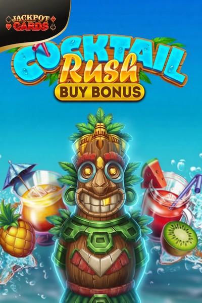 Obálka automatu Cocktail Rush Buy Bonus v lobby Cleobetra Casino